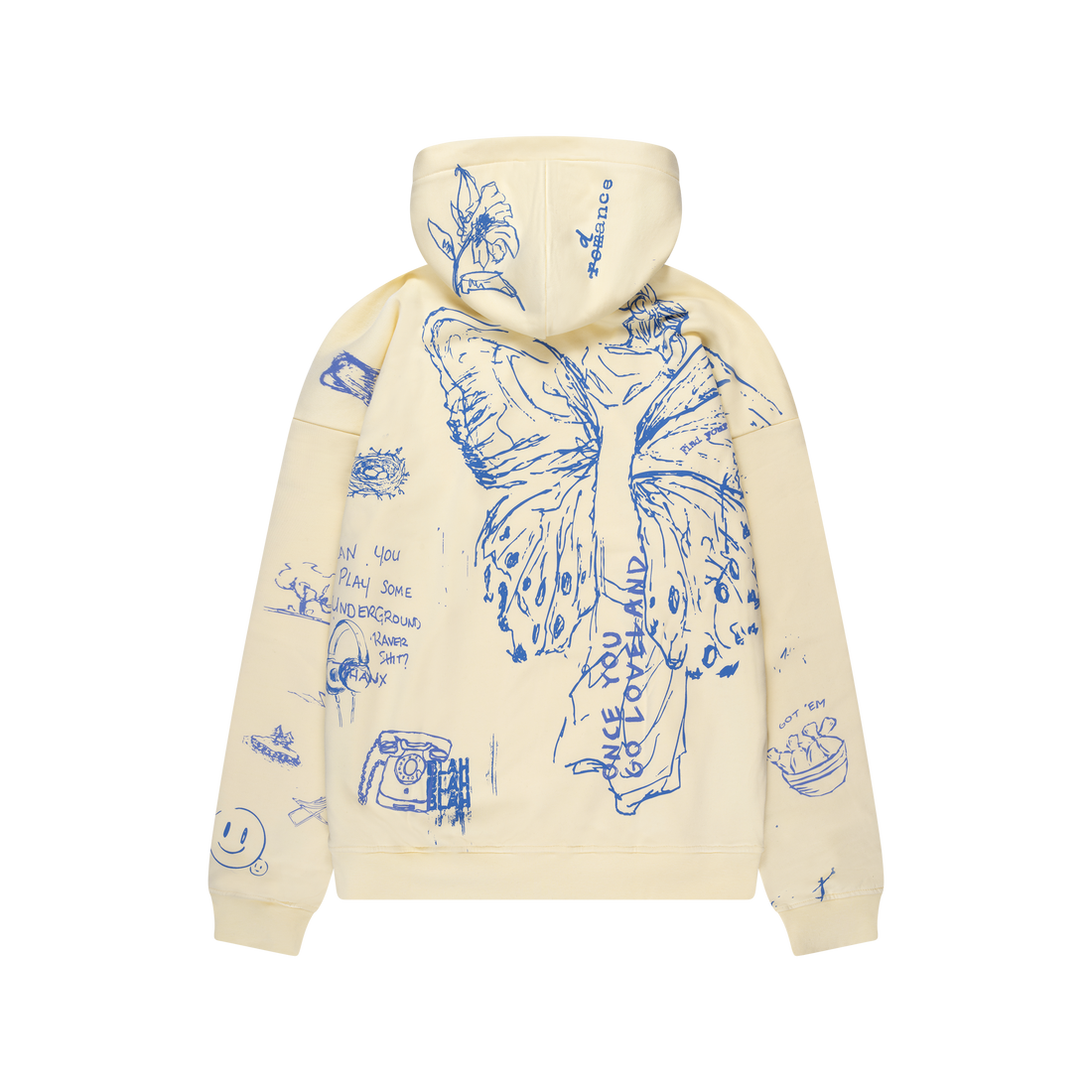 LL Doodle Hoodie Yellow