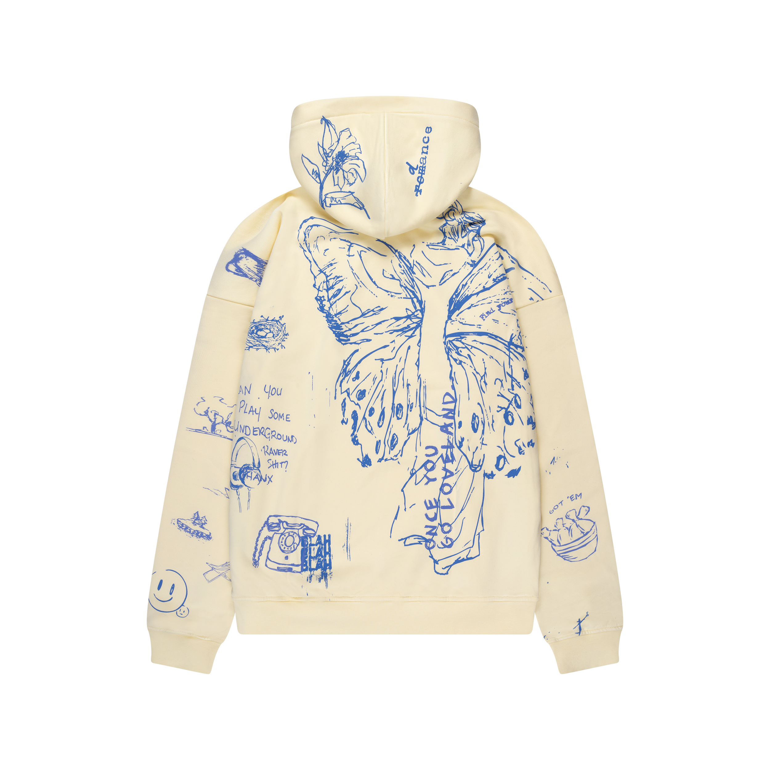 LL Doodle Hoodie Yellow