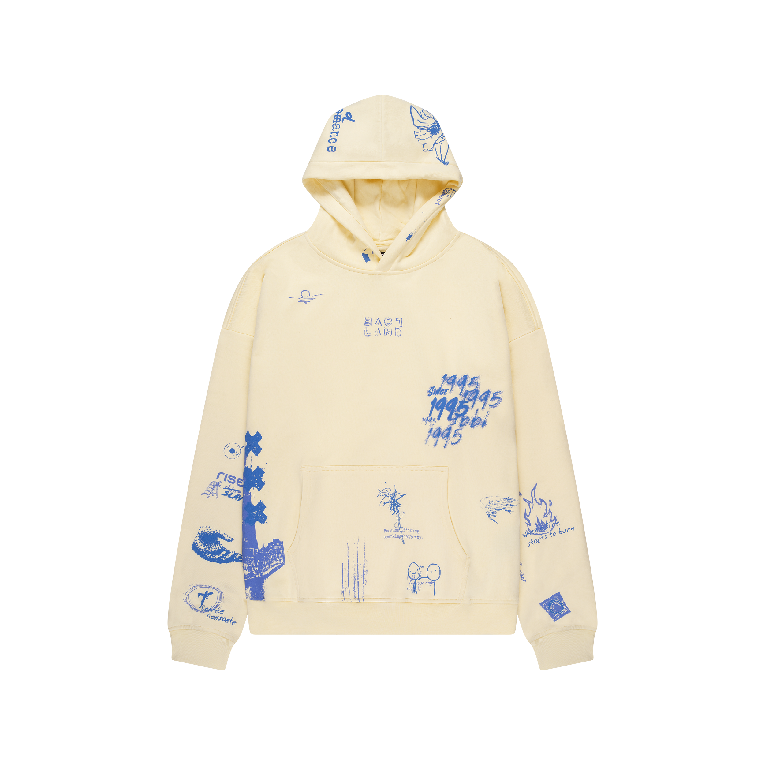 LL Doodle Hoodie Yellow